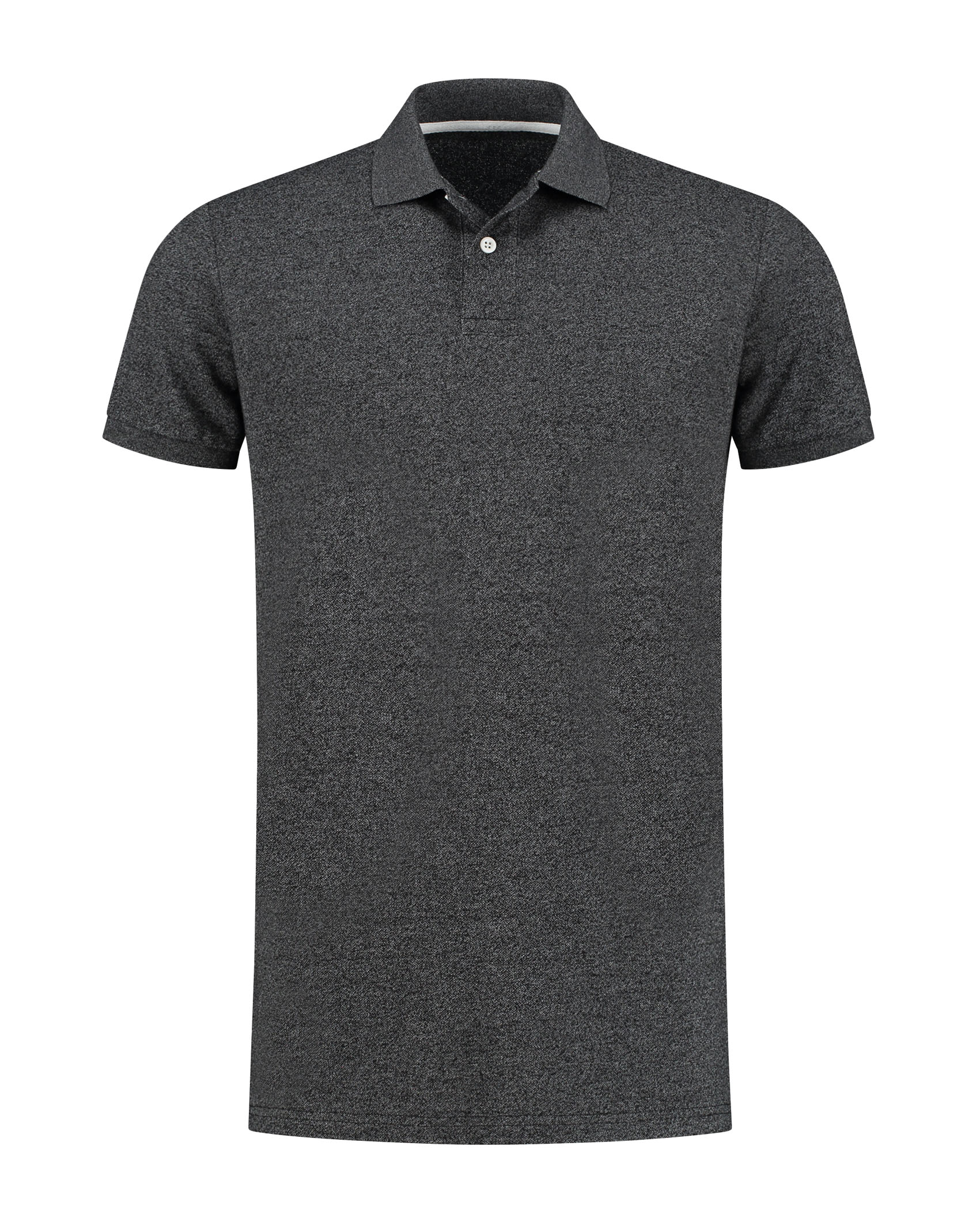 L&S HEATHER MIX POLO SHORT SLEEVES
