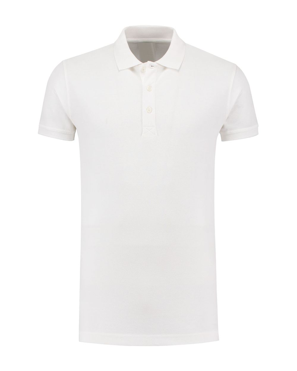 L&S BASIC COTTON ELASTANE POLO SHORT SLEEVES