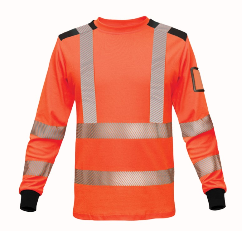 HIGH VISIBLE T-SHIRTS WITH LONG SLEEVE