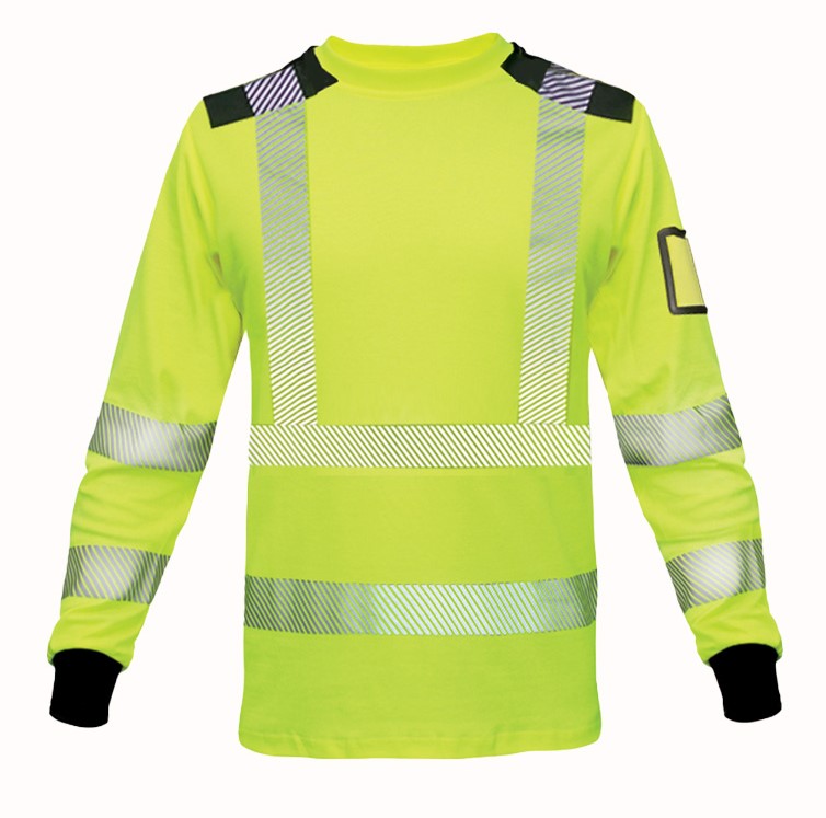 HIGH VISIBLE T-SHIRTS WITH LONG SLEEVE